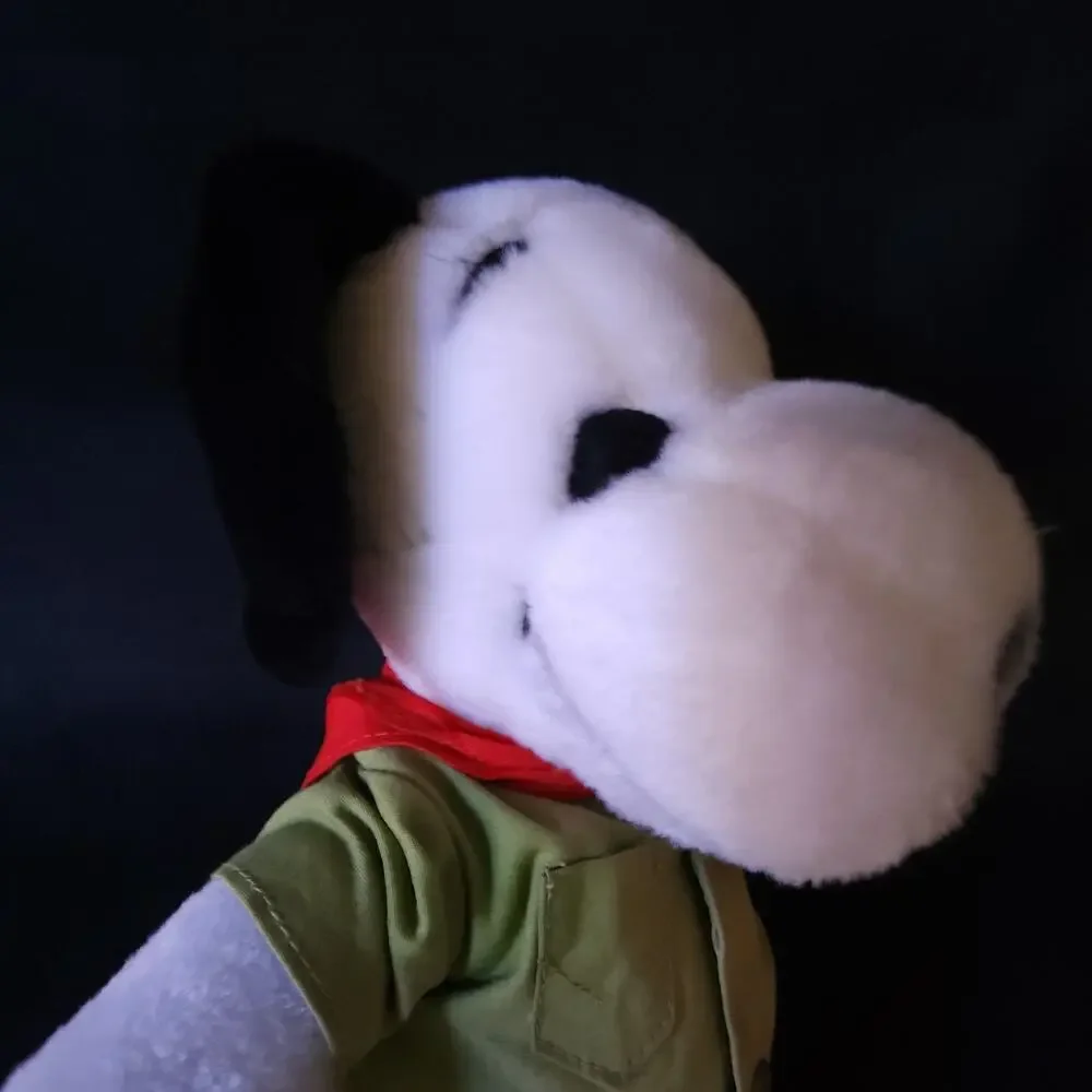 Vintage Peanuts Snoopy Beagle Boy Scout Plush Animal Rare 1968 11